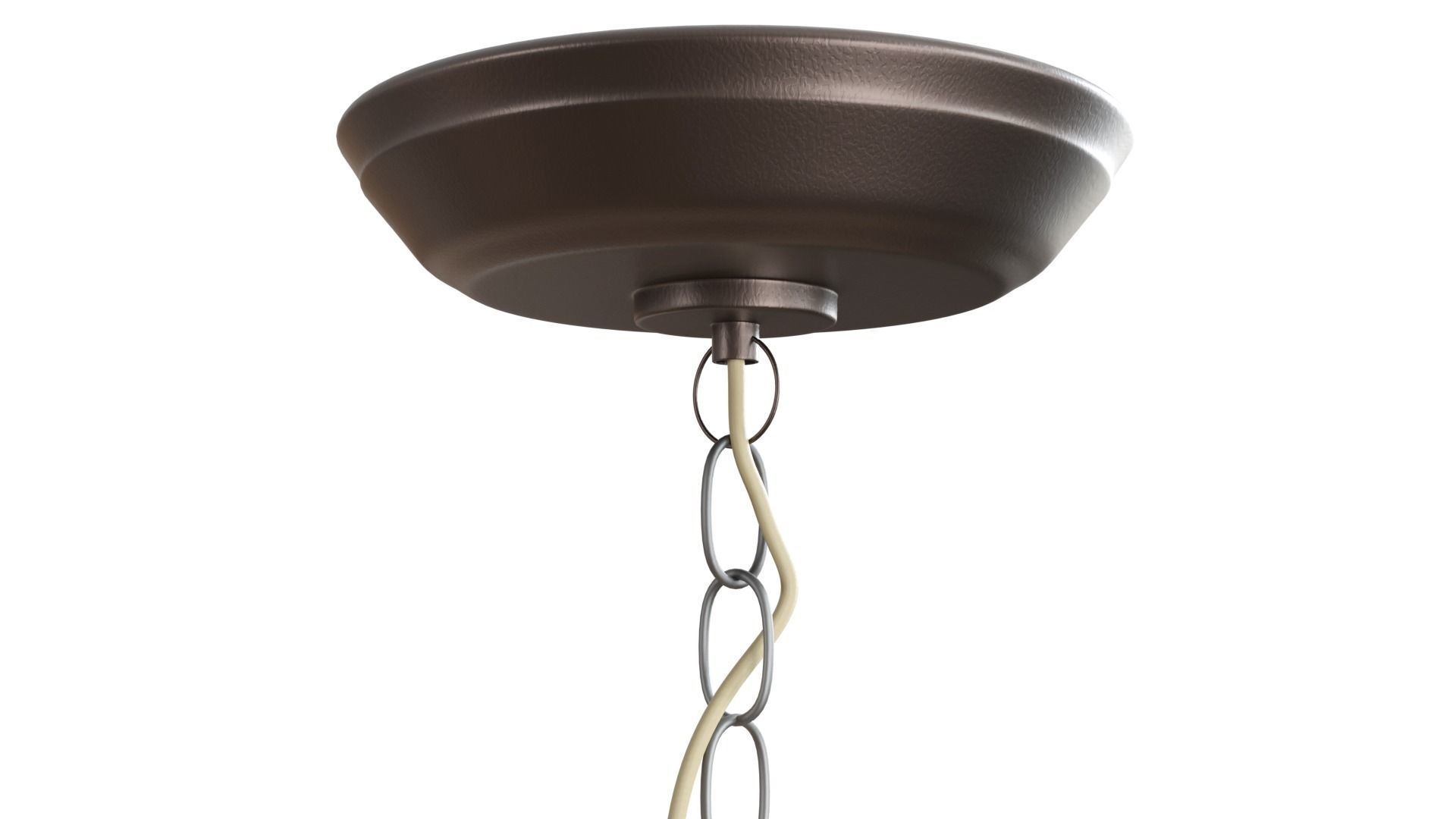 Three Metal Oil Ceiling Lamps 3D model  3D model_12