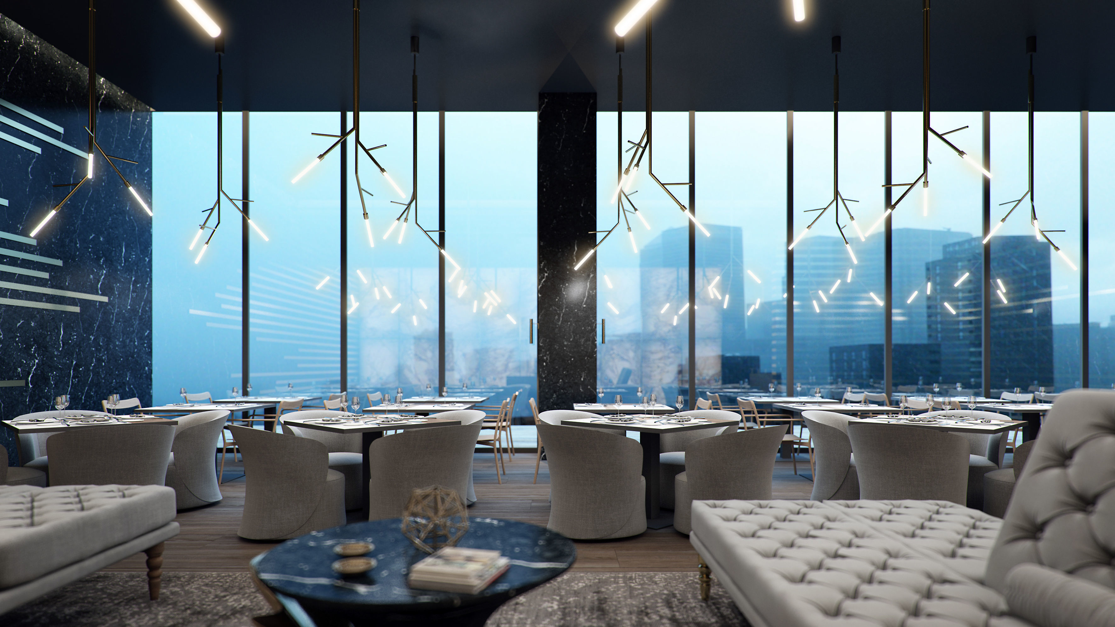 Set 4 - VRay C4D - 8 x Interior and Exterior Scenes 3D Model Collection_30