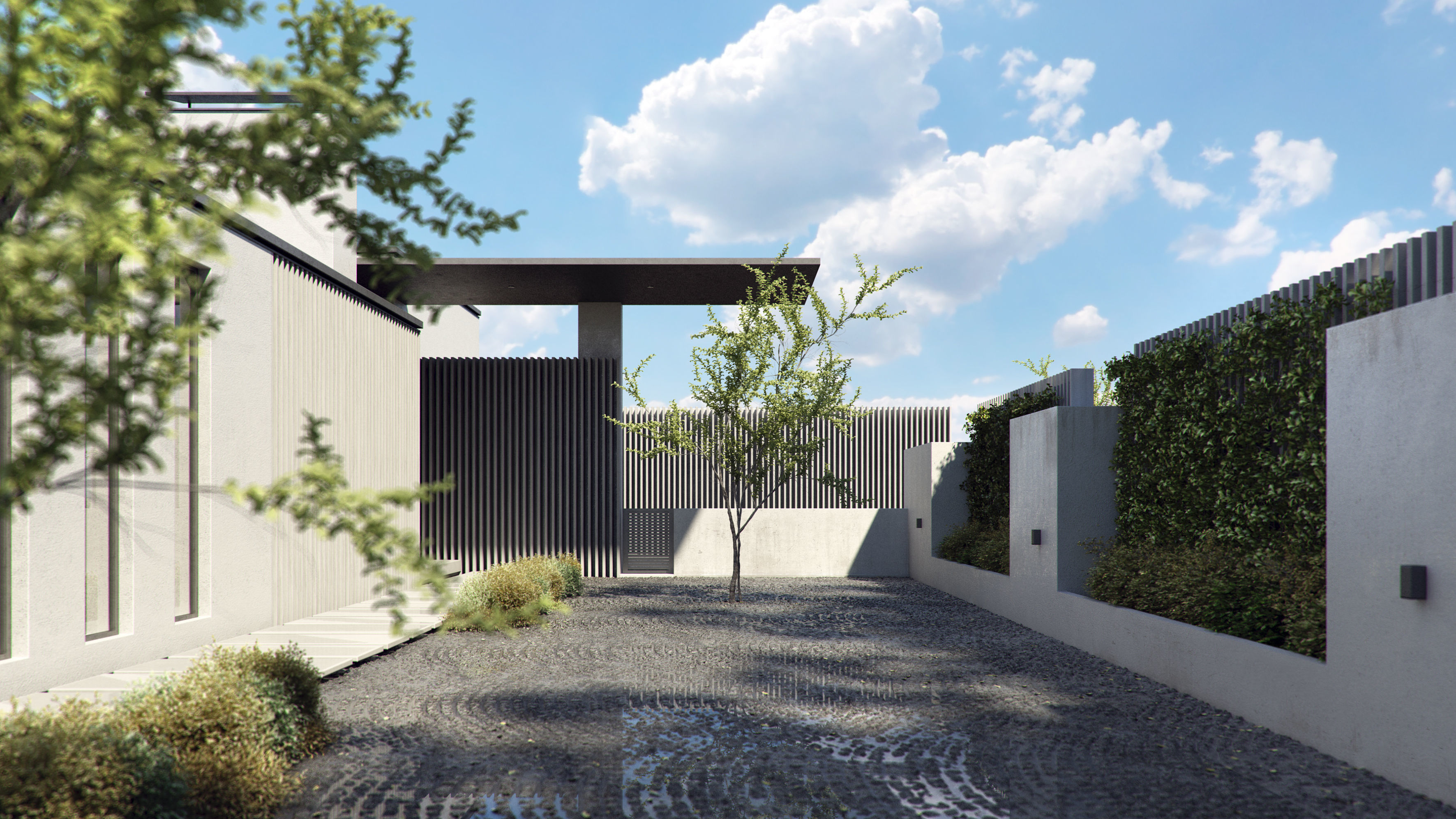 Set 4 - VRay C4D - 8 x Interior and Exterior Scenes 3D Model Collection_40