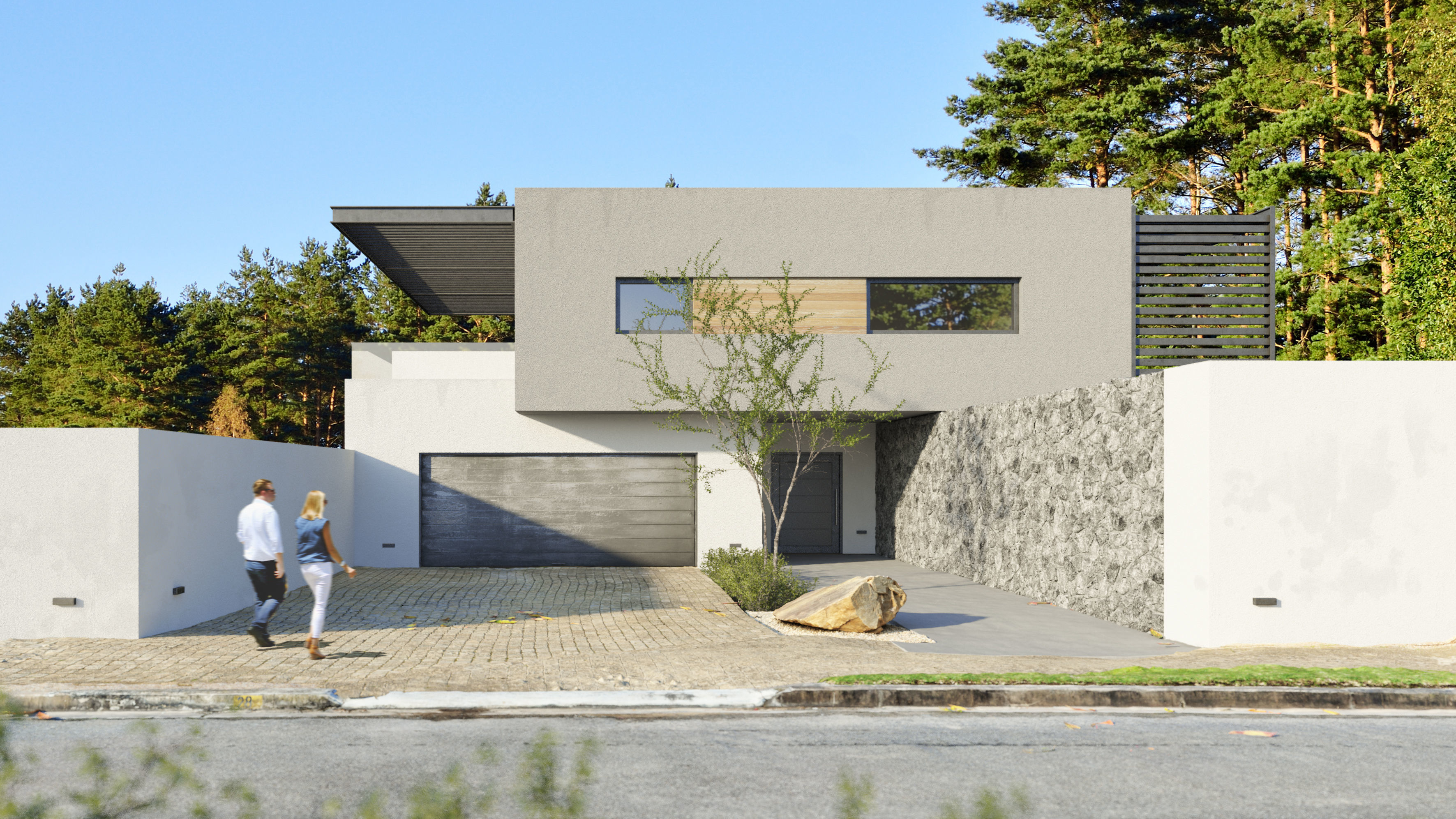 Set 4 - VRay C4D - 8 x Interior and Exterior Scenes 3D Model Collection_42