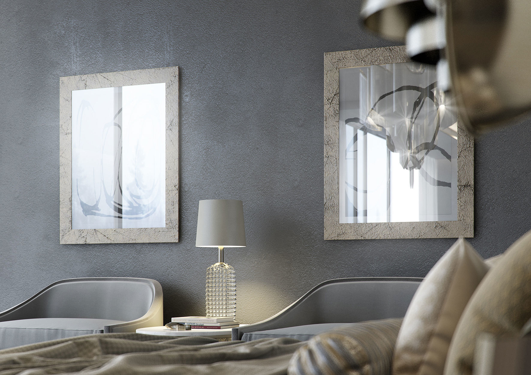 Set 4 - VRay C4D - 8 x Interior and Exterior Scenes 3D Model Collection_13