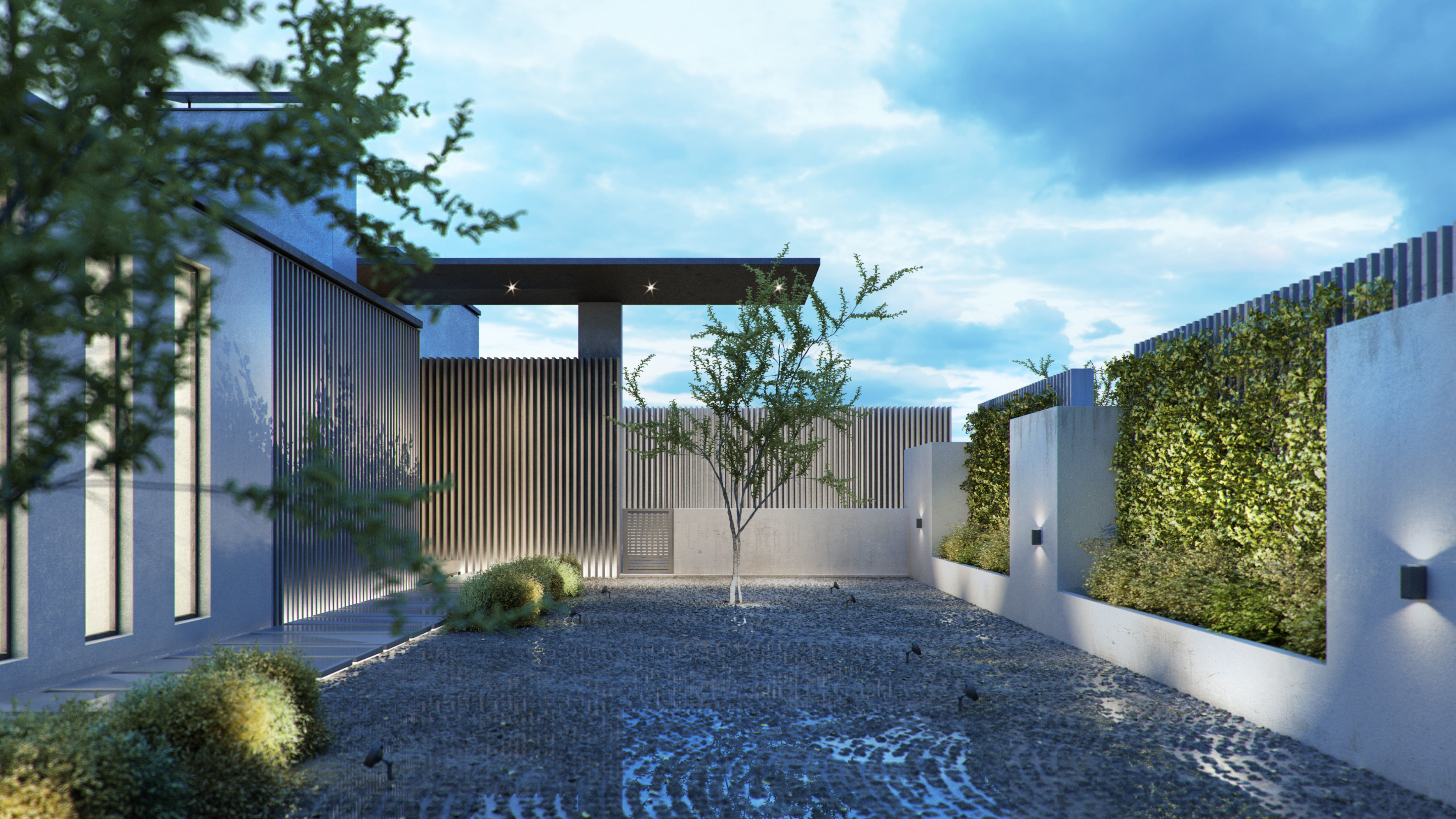 Set 4 - VRay C4D - 8 x Interior and Exterior Scenes 3D Model Collection_39