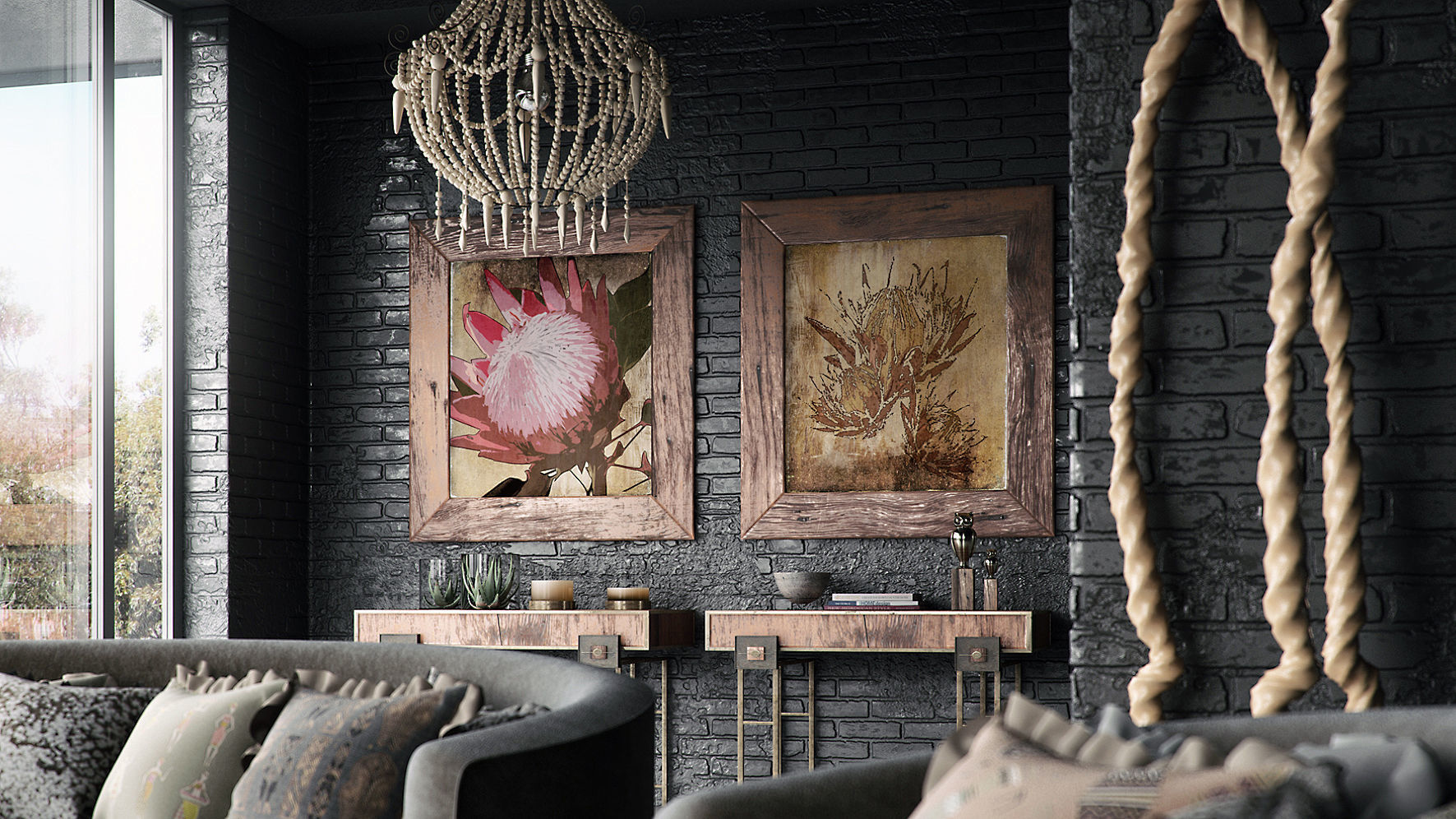 Set 4 - VRay C4D - 8 x Interior and Exterior Scenes 3D Model Collection_4