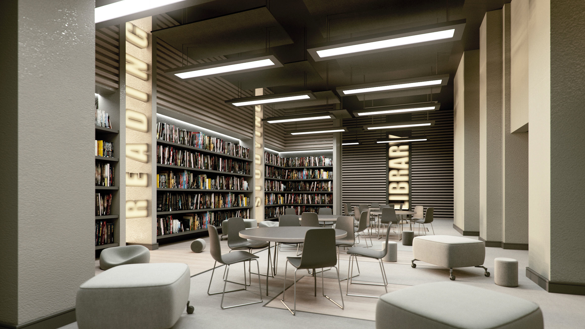 Set 4 - VRay C4D - 8 x Interior and Exterior Scenes 3D Model Collection_25