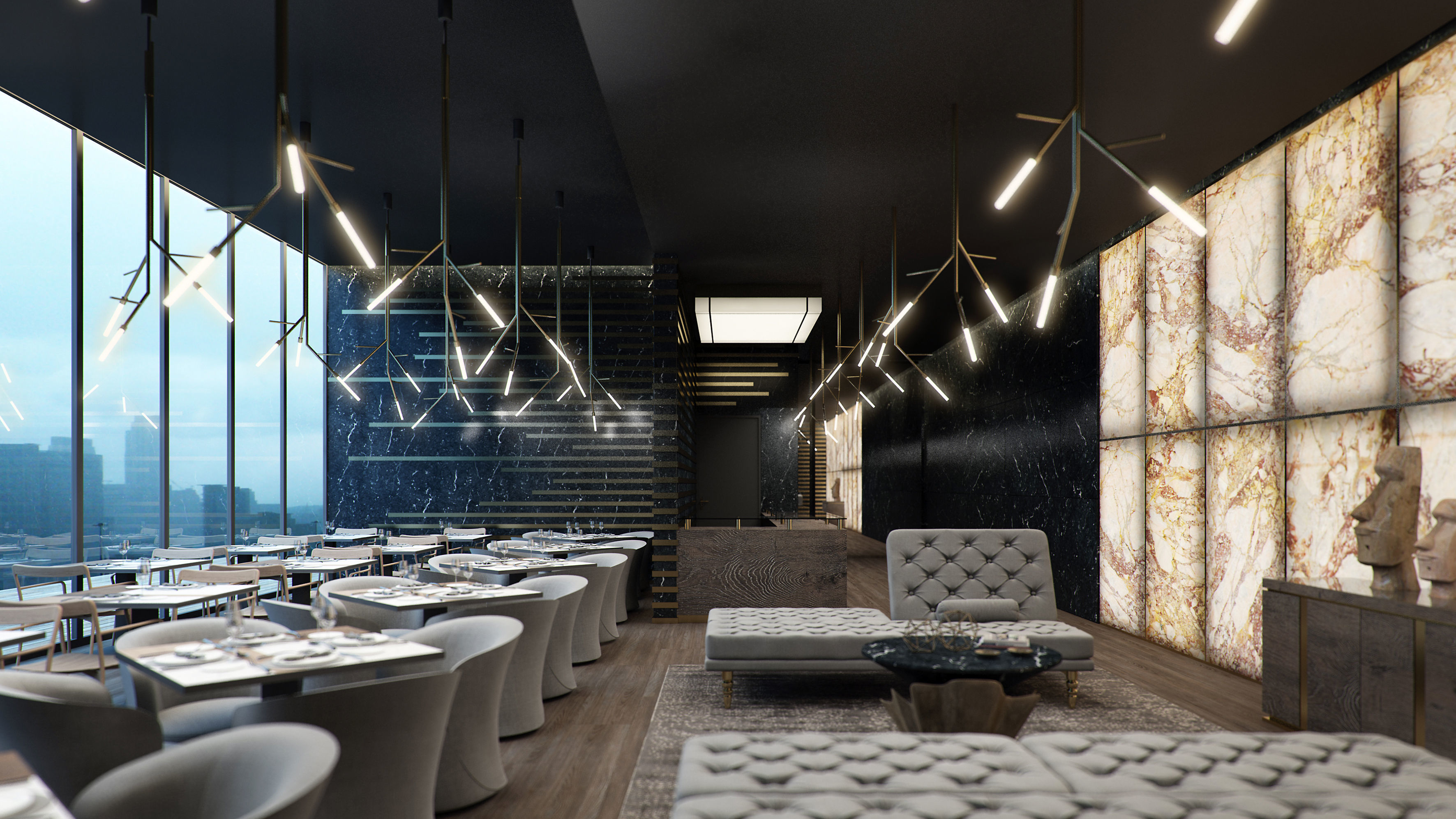 Set 4 - VRay C4D - 8 x Interior and Exterior Scenes 3D Model Collection_28