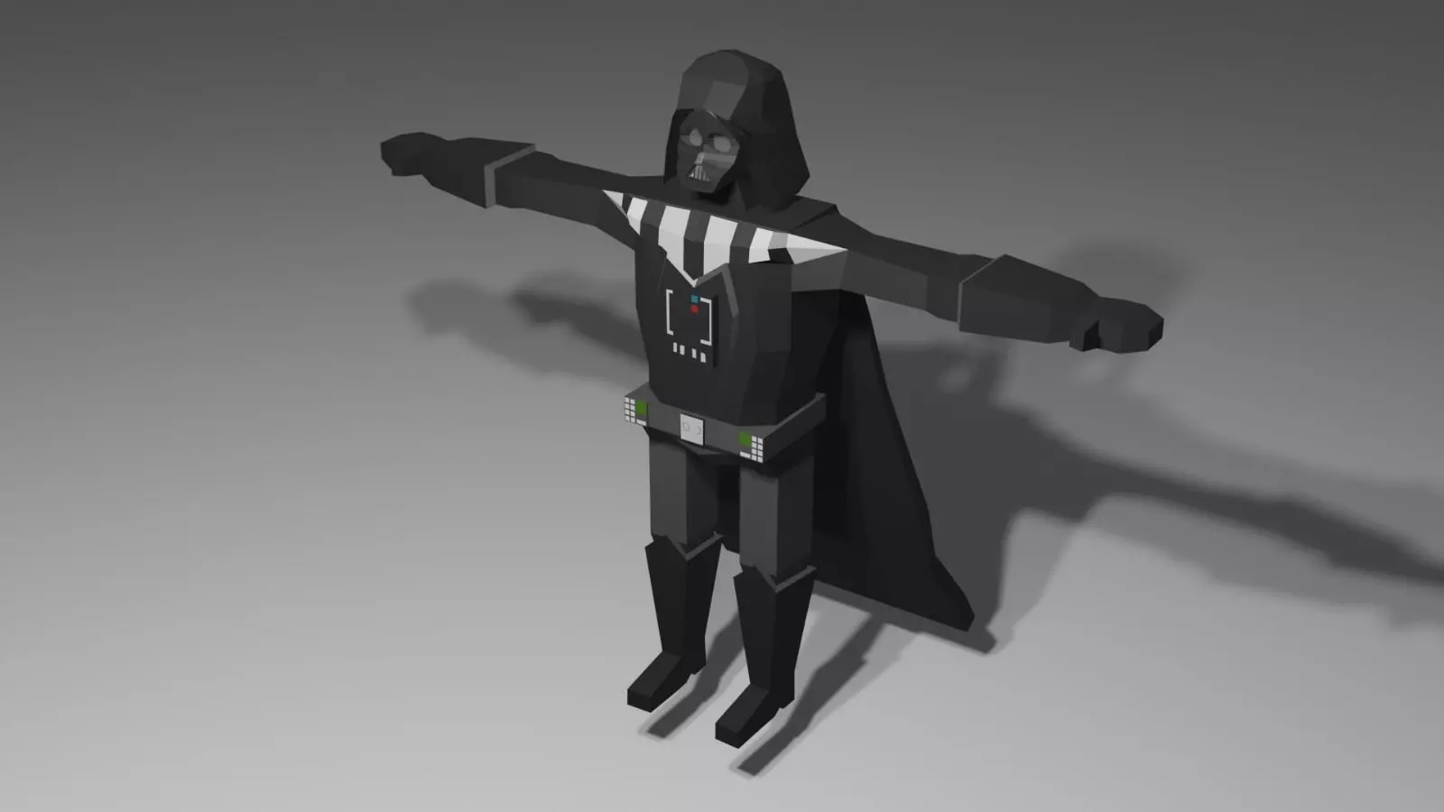 DartVaderStarwars darth vader Free 3D model_0
