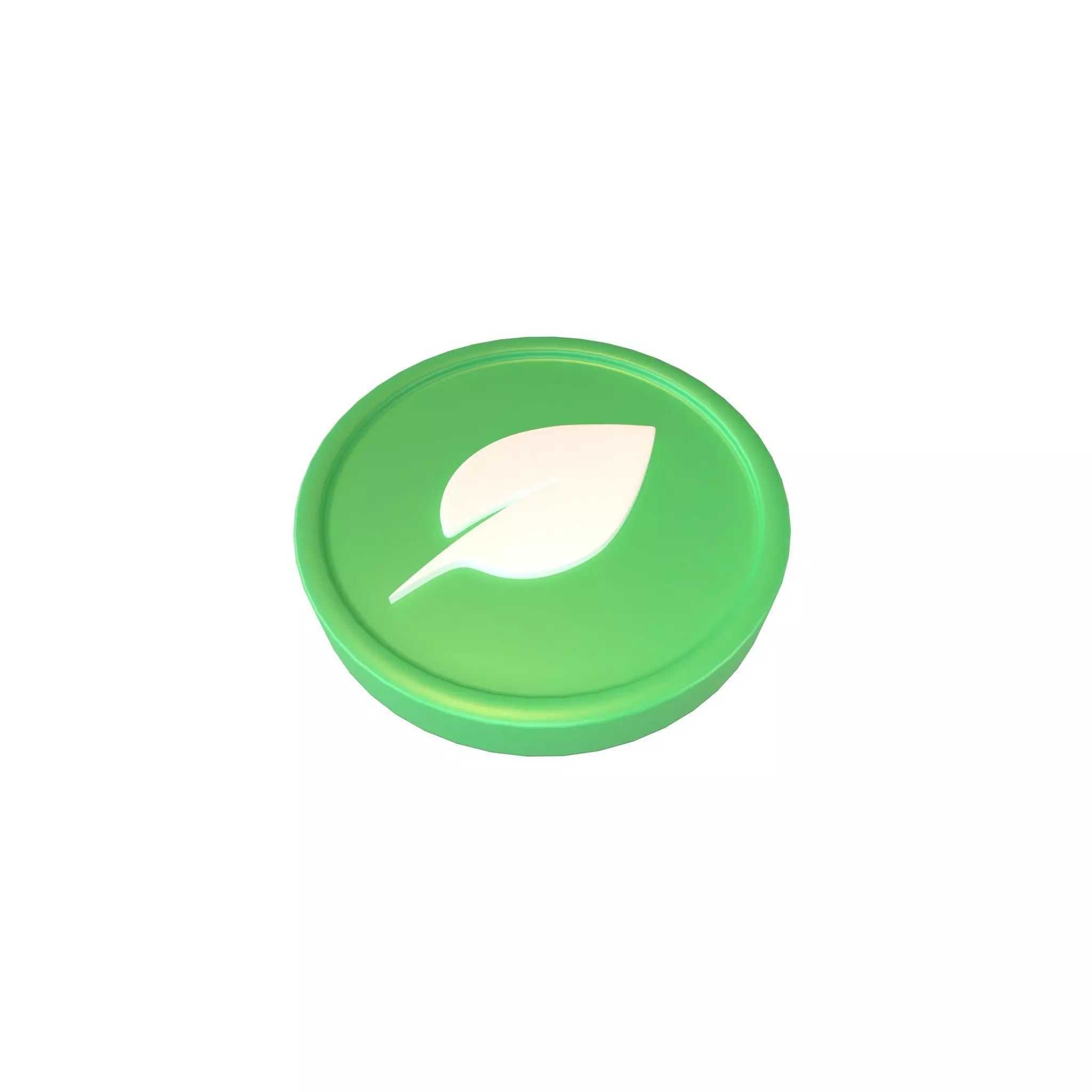 Chia Coin v3 001 Low-poly 3D model_0