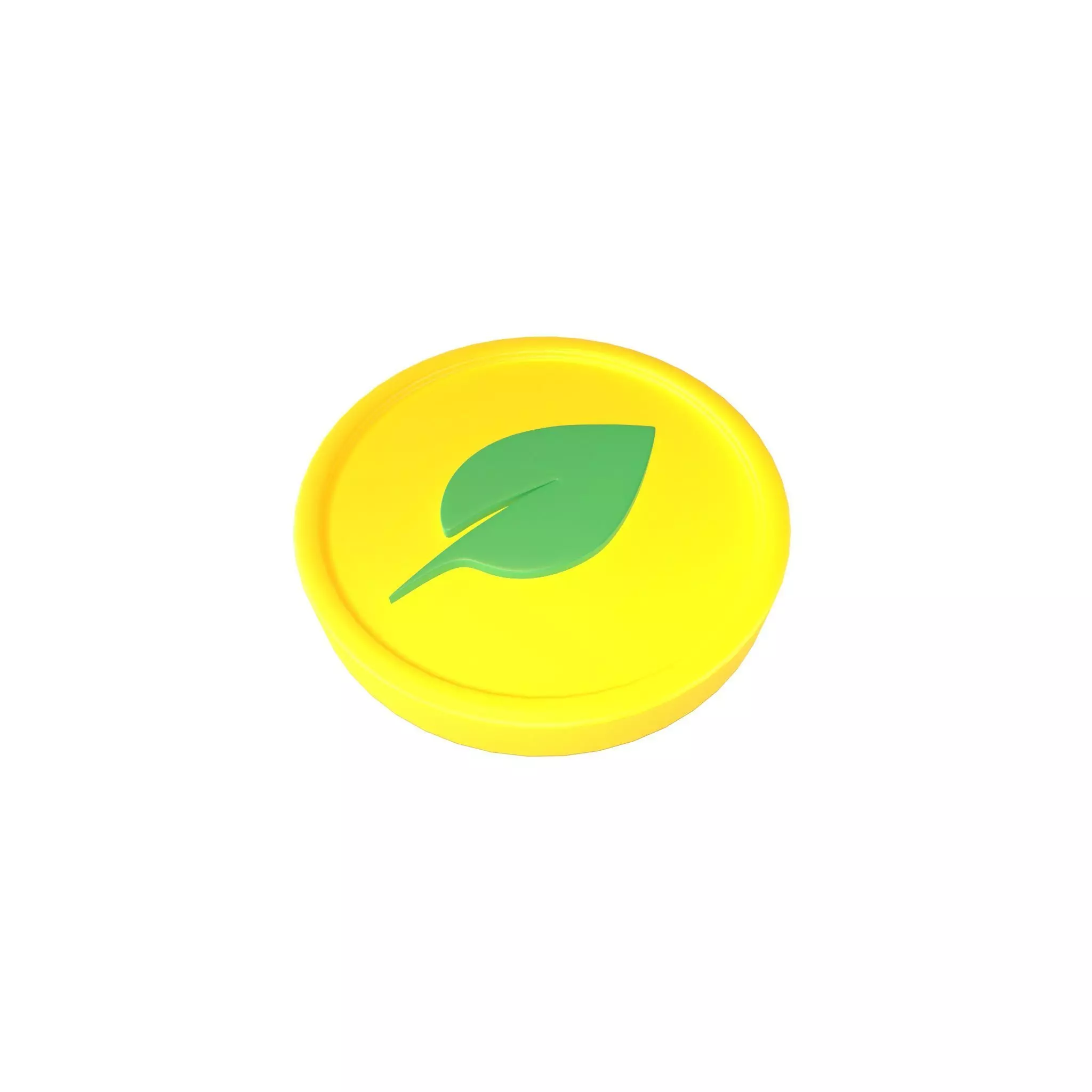 Chia Coin v3 002 Low-poly 3D model