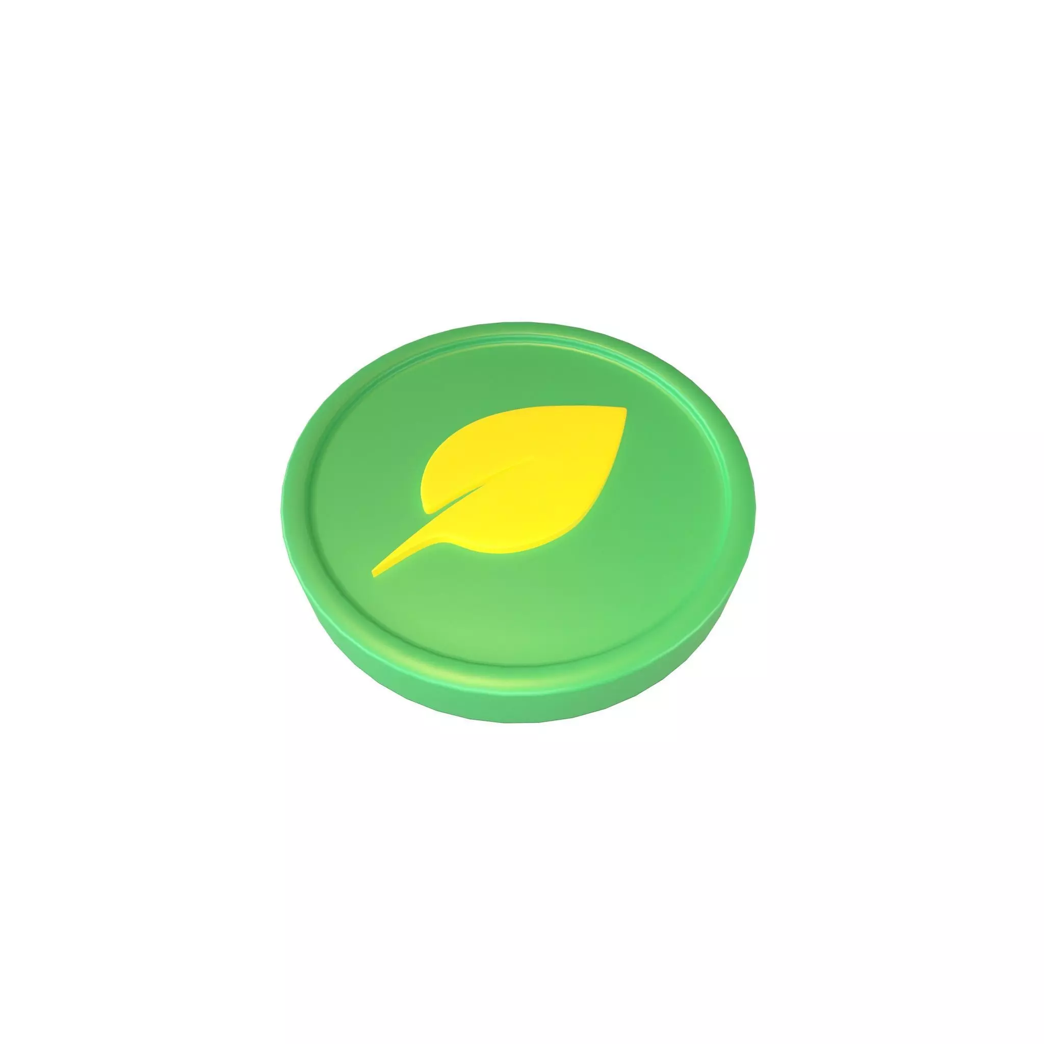 Chia Coin v3 003 Low-poly 3D model