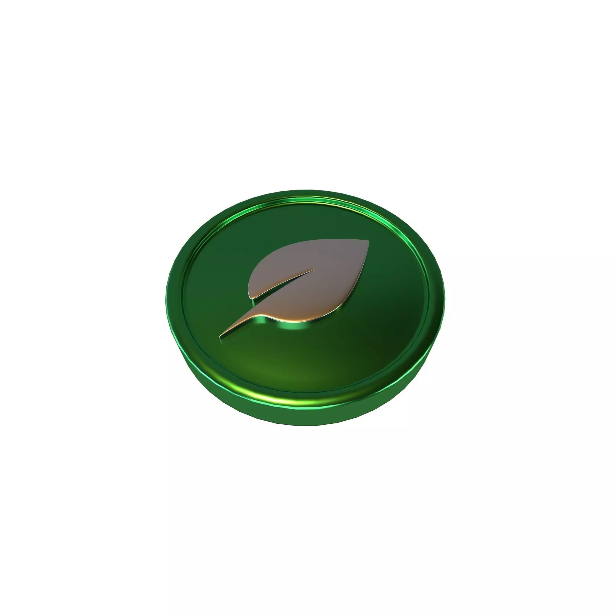 Chia Coin v3 004 Low-poly 3D model_0