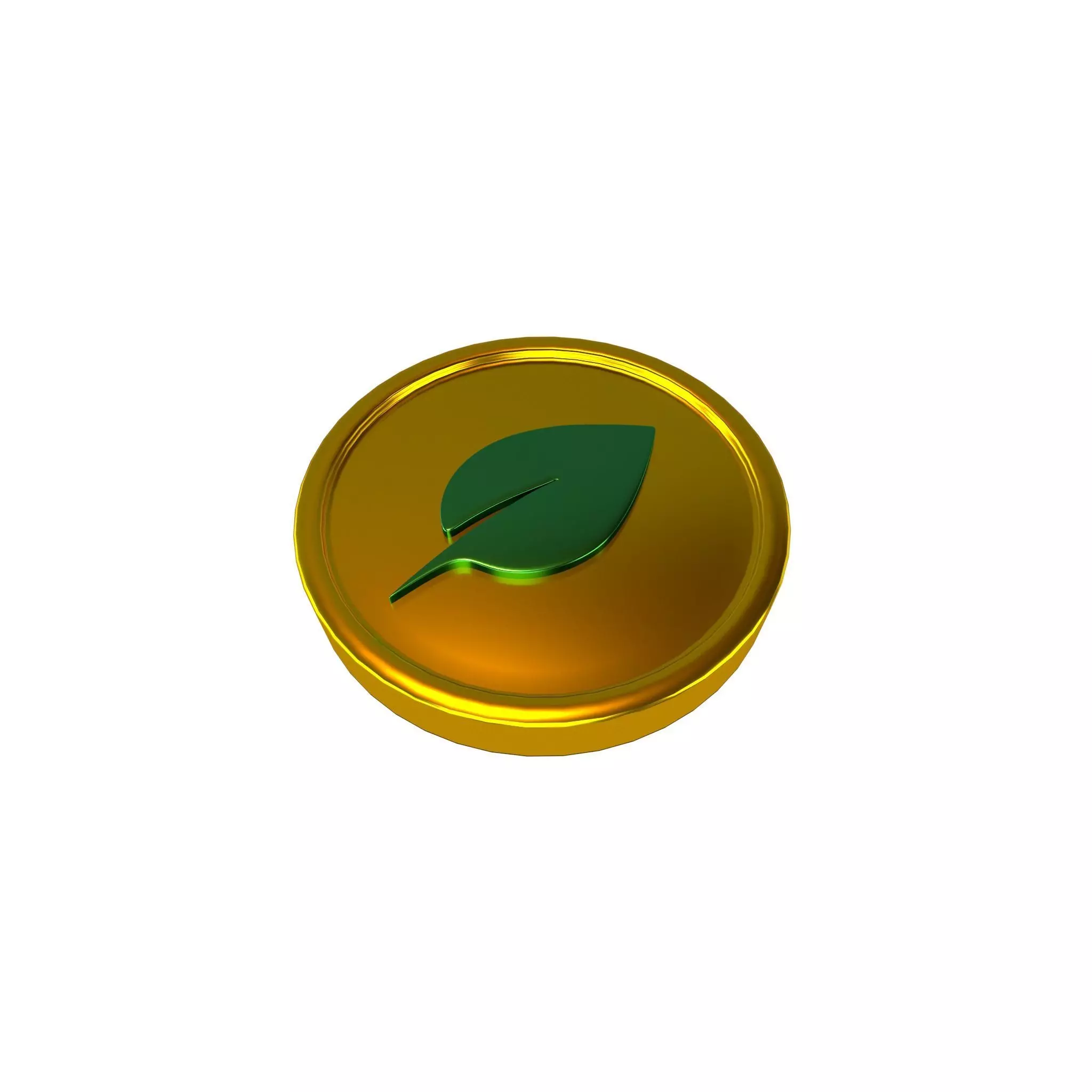 Chia Coin v3 005 Low-poly 3D model