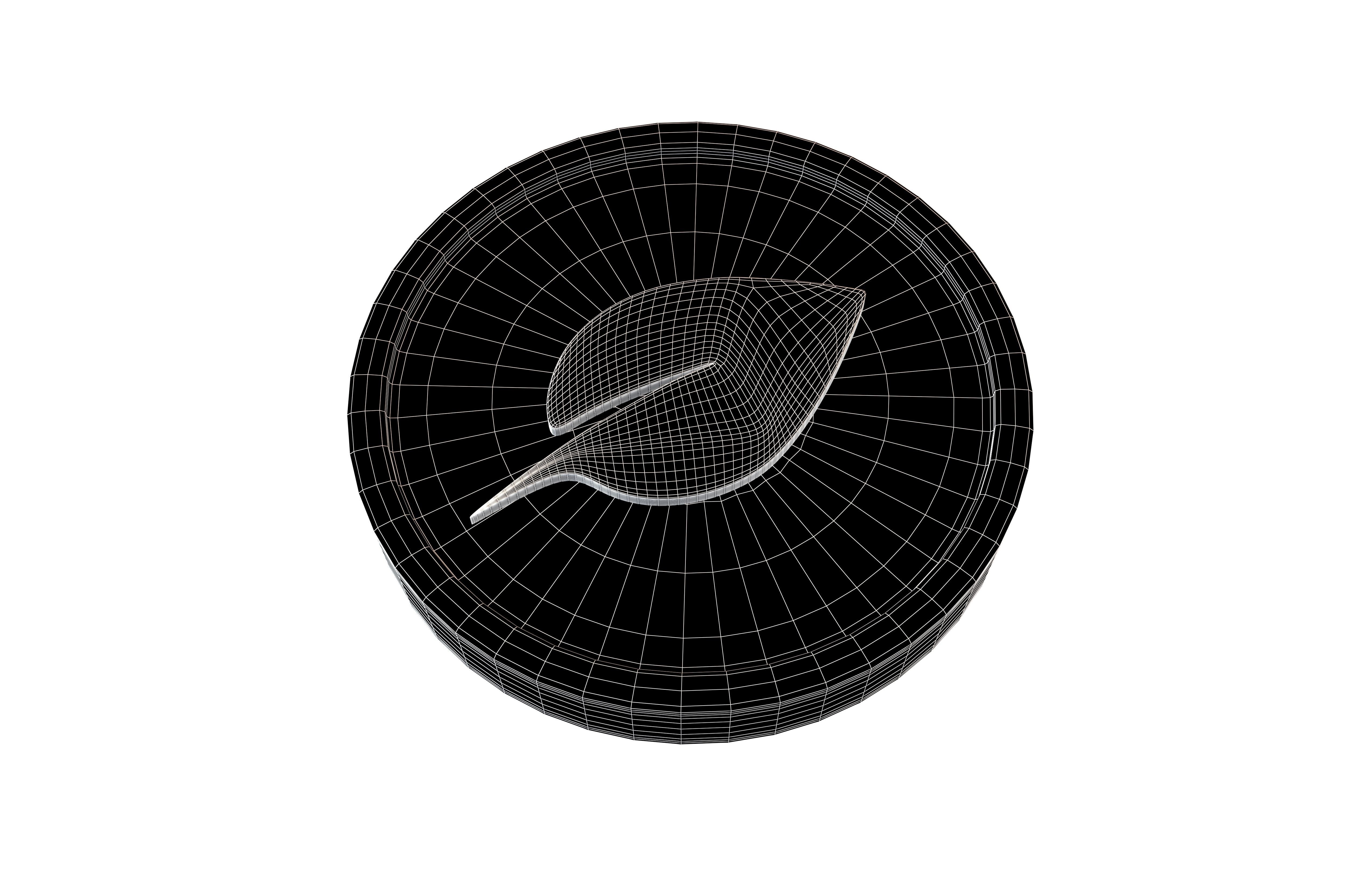 Chia Coin v3 006 Low-poly 3D model_4