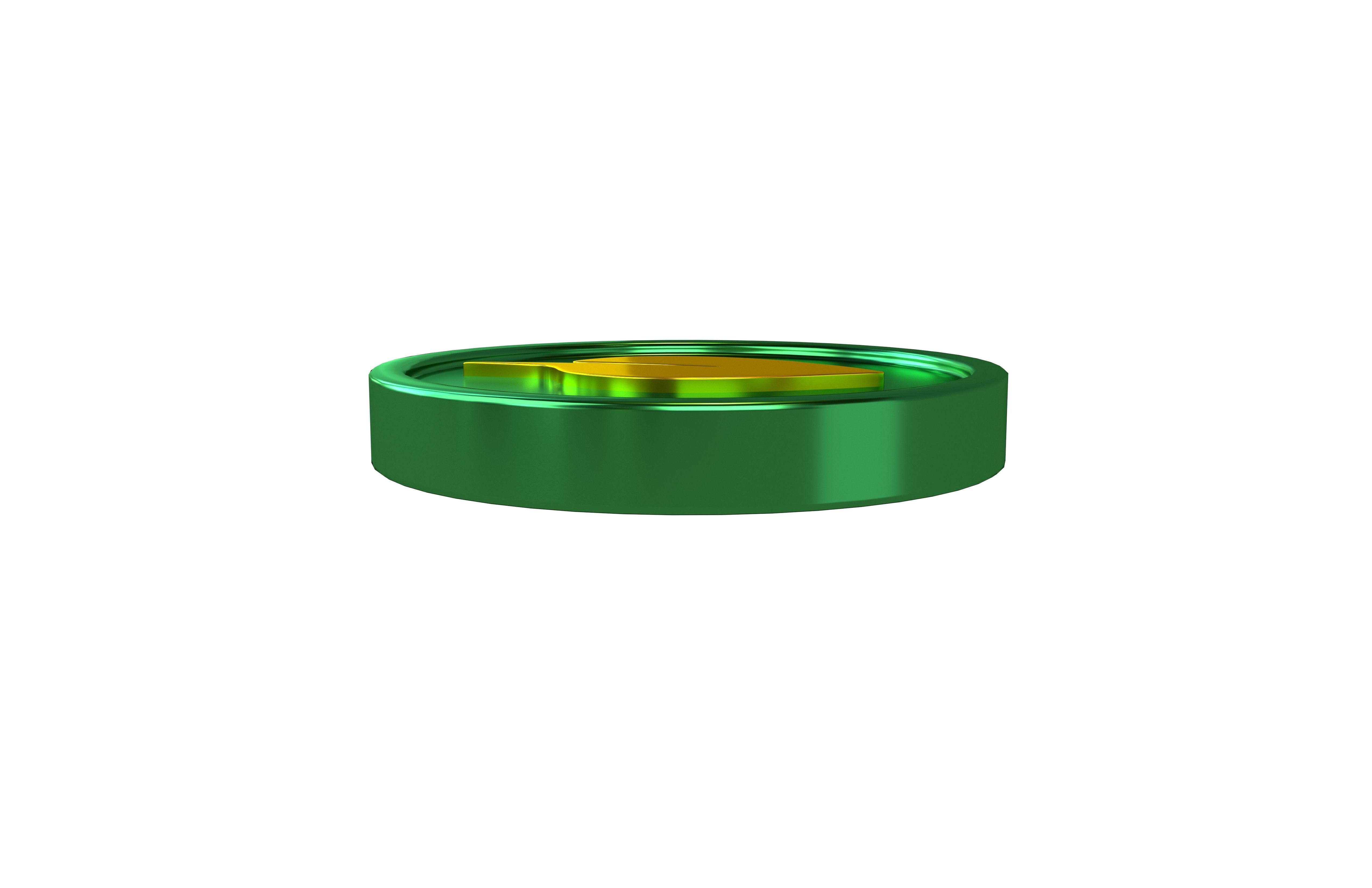 Chia Coin v3 006 Low-poly 3D model_2