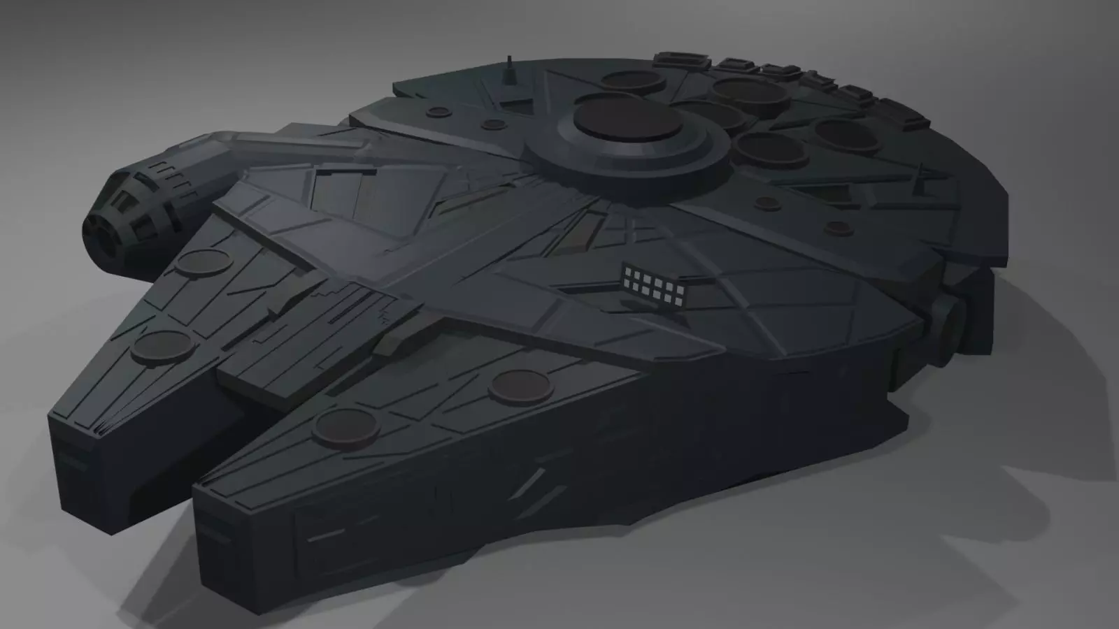 MileniumFalcon millennium falcon Free 3D model_0