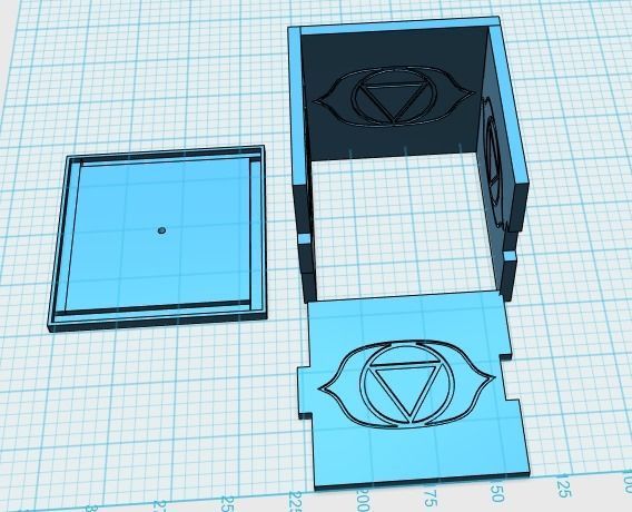 Third eye chakra candle mould 3D print model_3