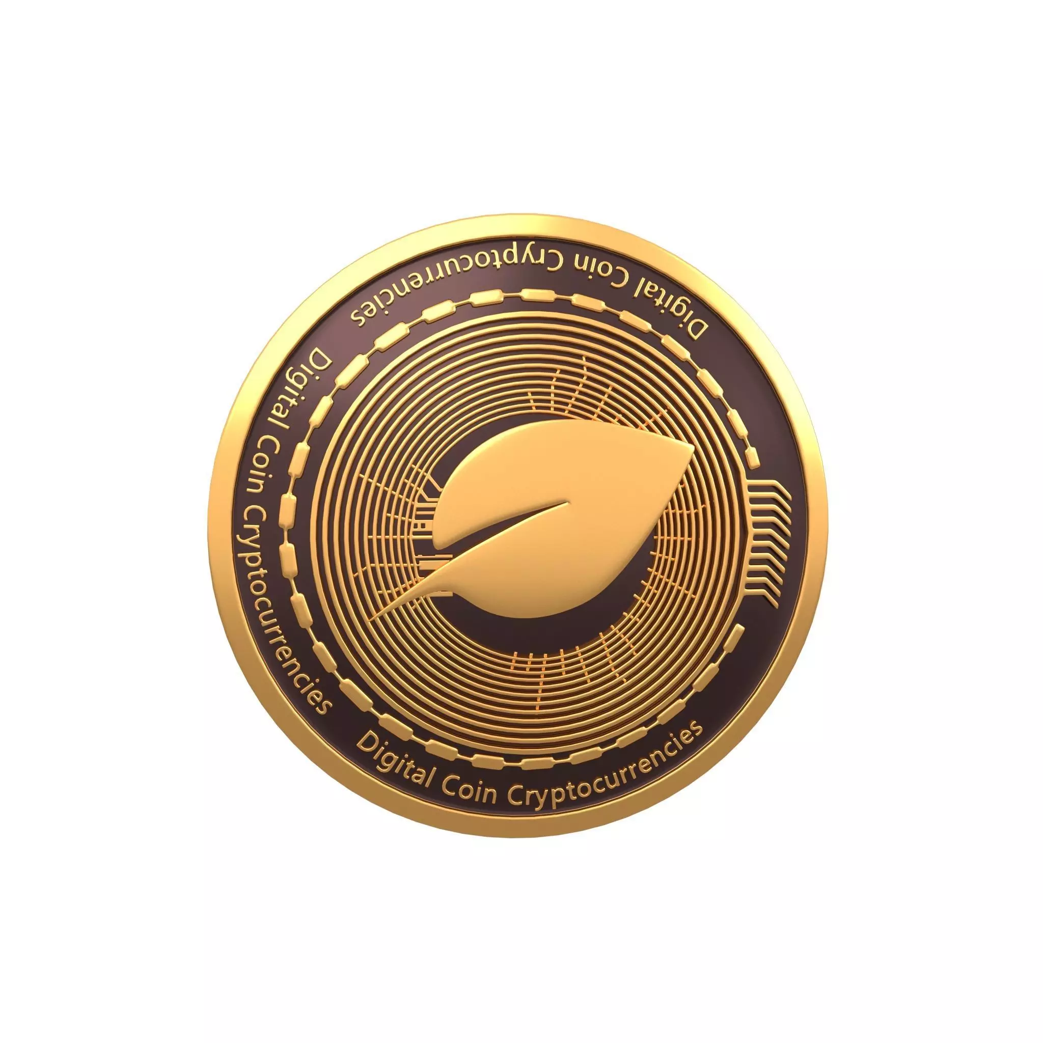 Chia Coin v4 001 3D model_0