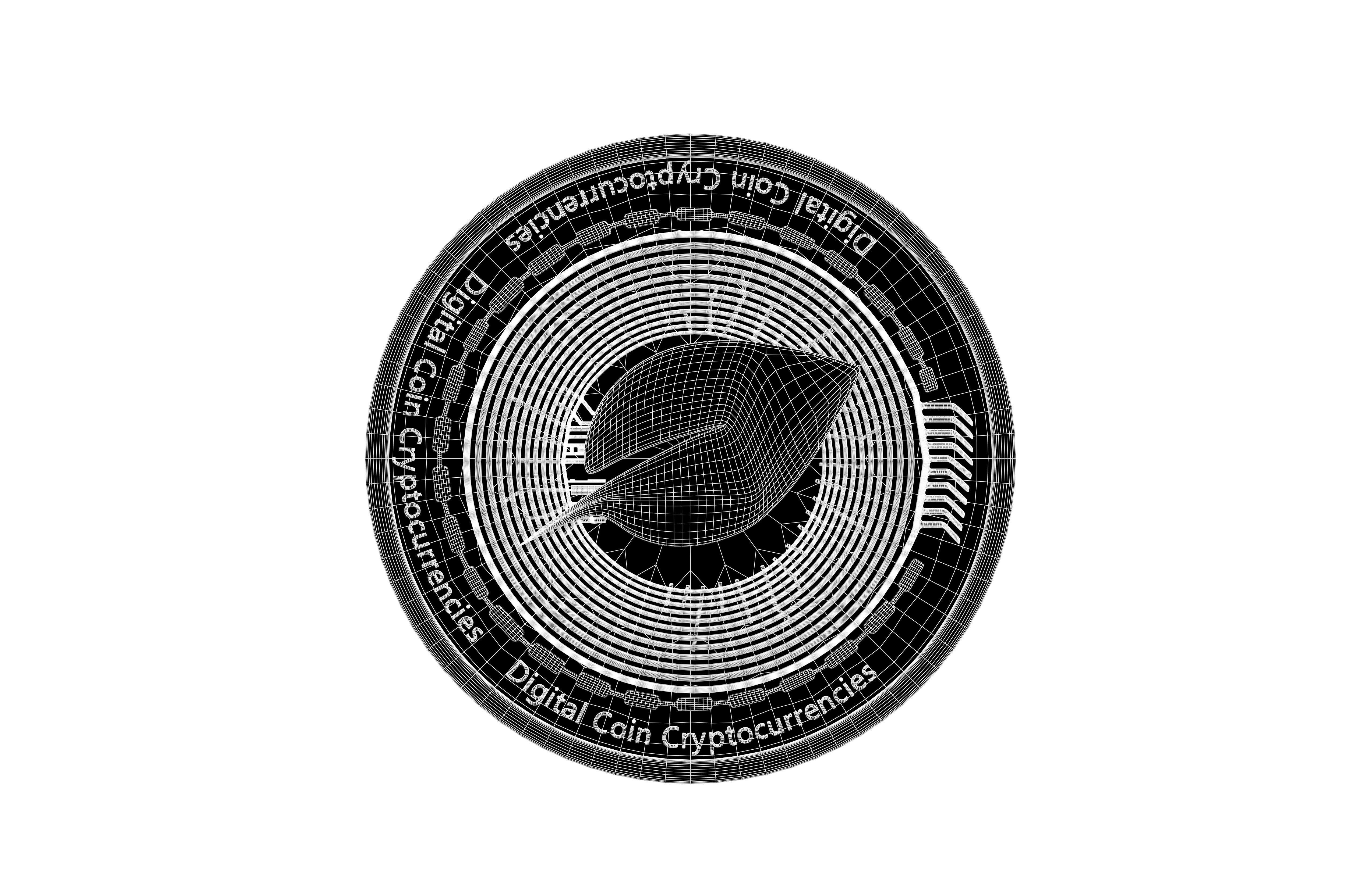 Chia Coin v4 001 3D model_5