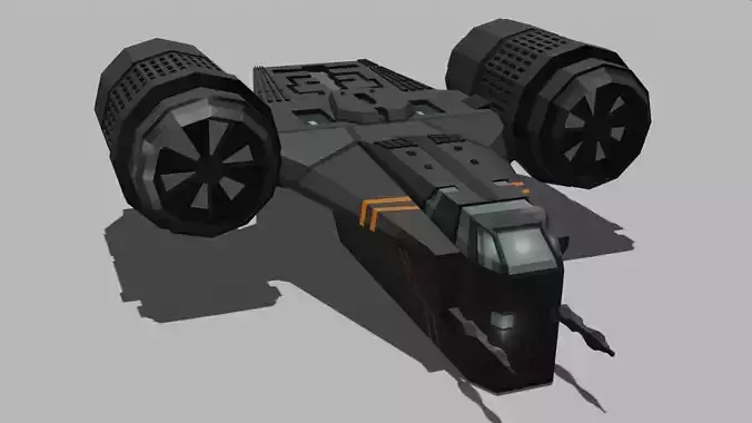 RazorCrest futuristic space vehicle