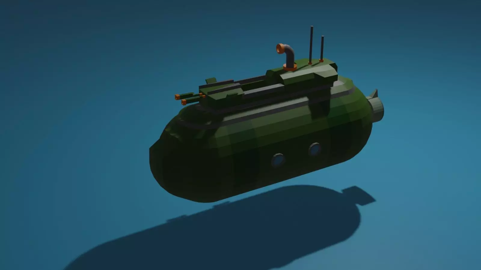 submarine Free 3D model