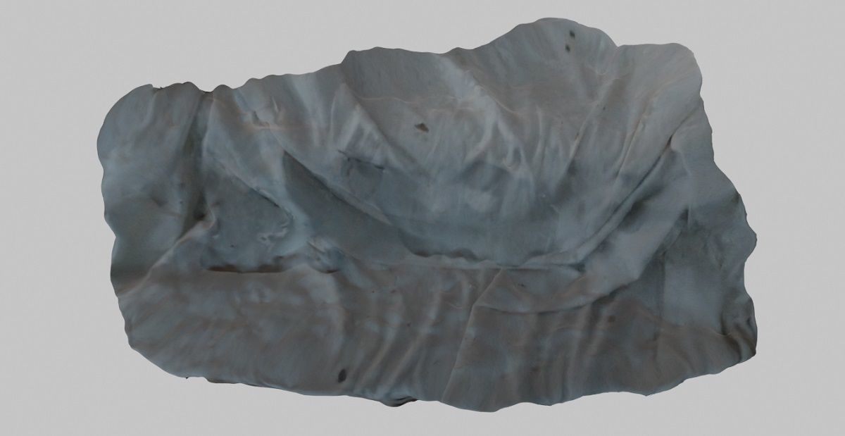 Draped Sheet 3D Model Low-poly 3D model_6
