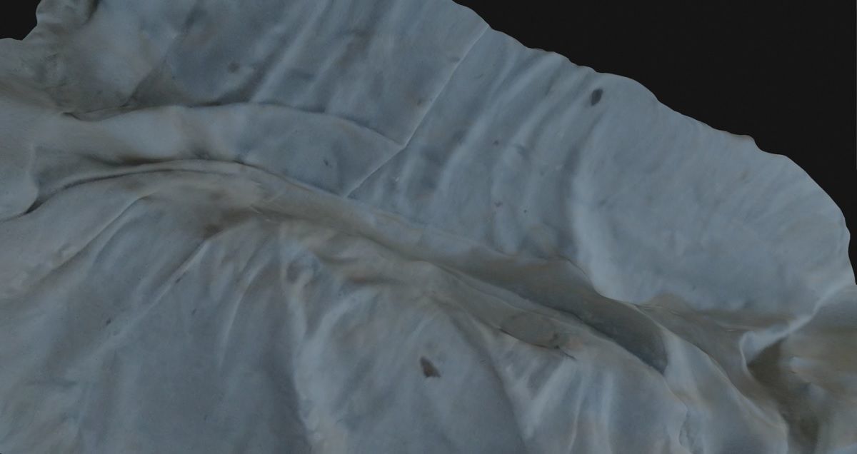 Draped Sheet 3D Model Low-poly 3D model_1