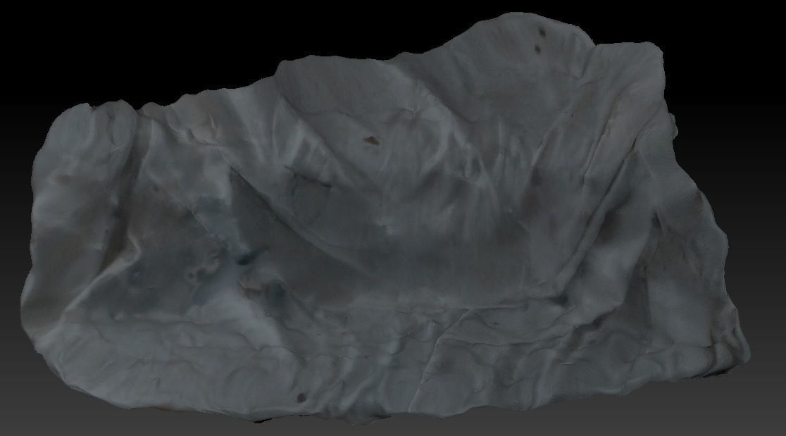 Draped Sheet 3D Model Low-poly 3D model_3