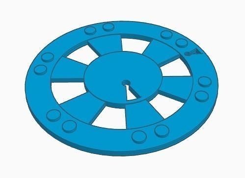 Teenage Mutant Ninja Turtles Playmates Sewer Manhole Cover 3D print model