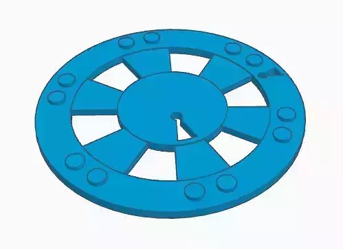 Teenage Mutant Ninja Turtles Playmates Sewer Manhole Cover 3D print model