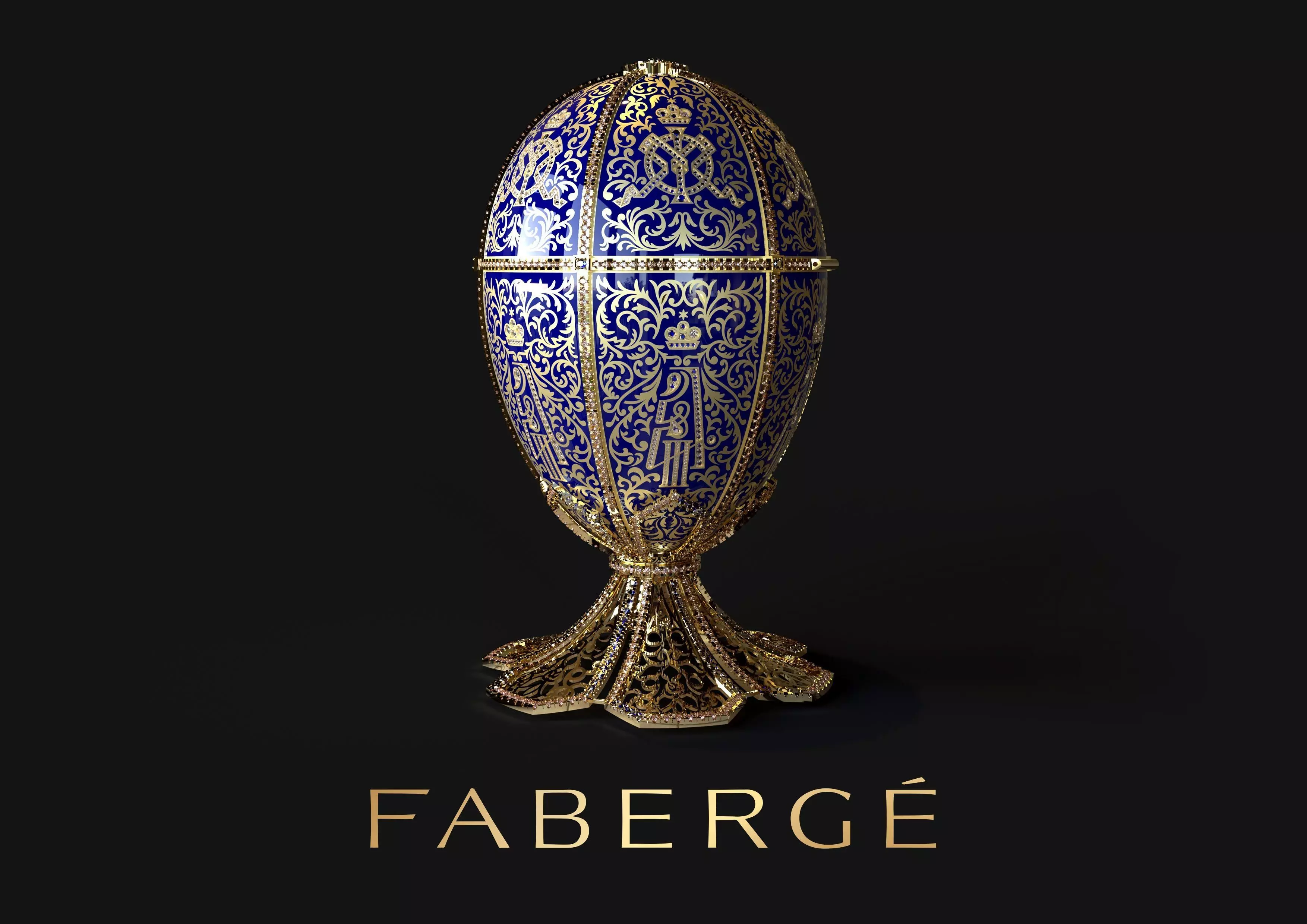Faberge egg 3D print model_0
