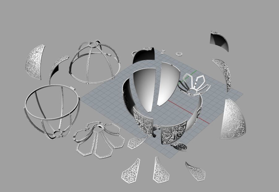 Faberge egg 3D print model_3