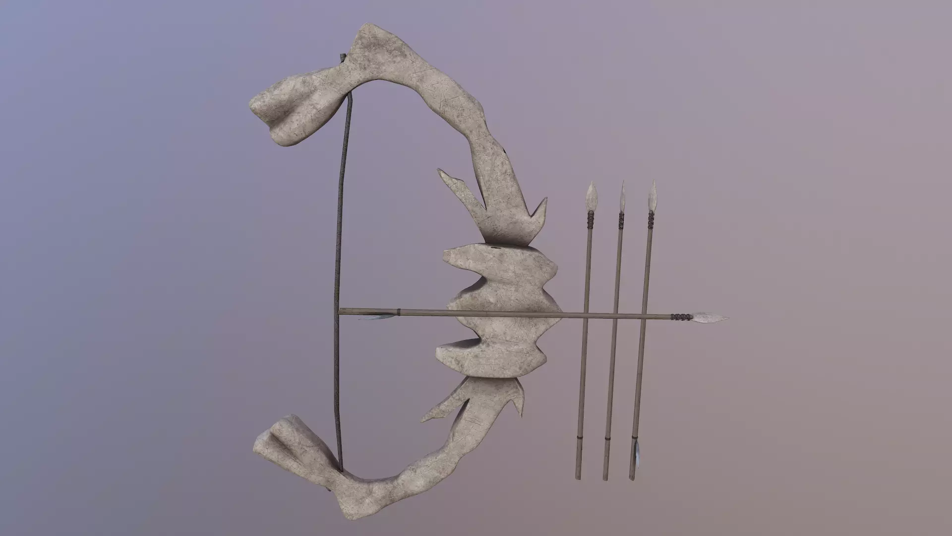 Bone Bow Free 3D model