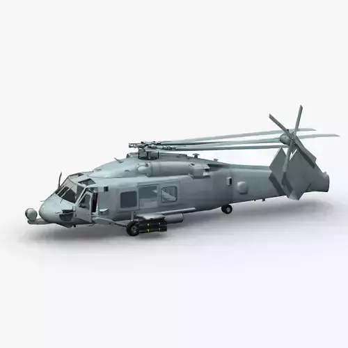SH-60 Seahawk Low-poly 3D model