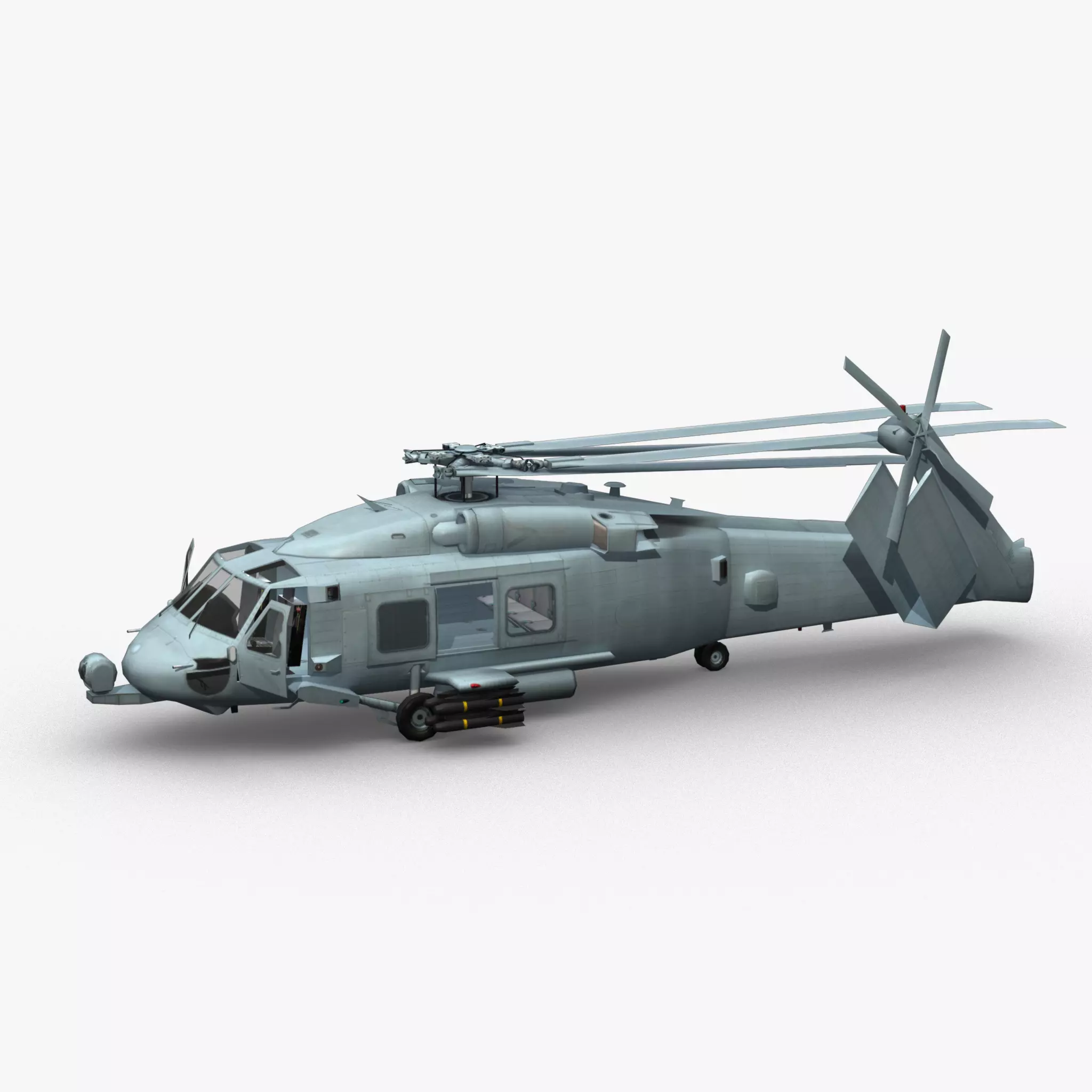 SH-60 Seahawk Low-poly 3D model_0