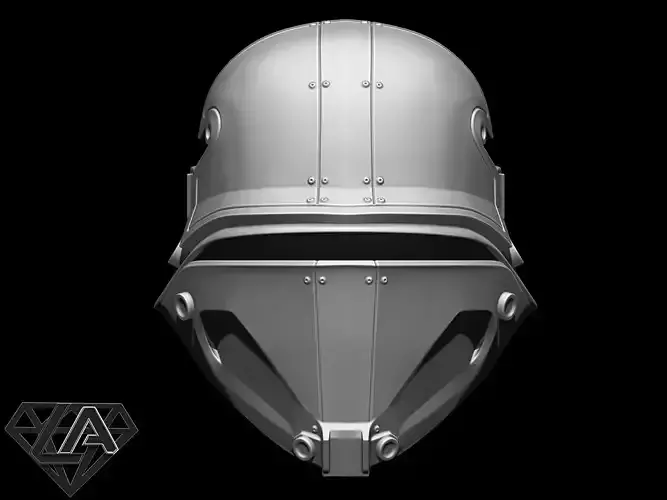 wolfenstein kommando helmet 3D print model