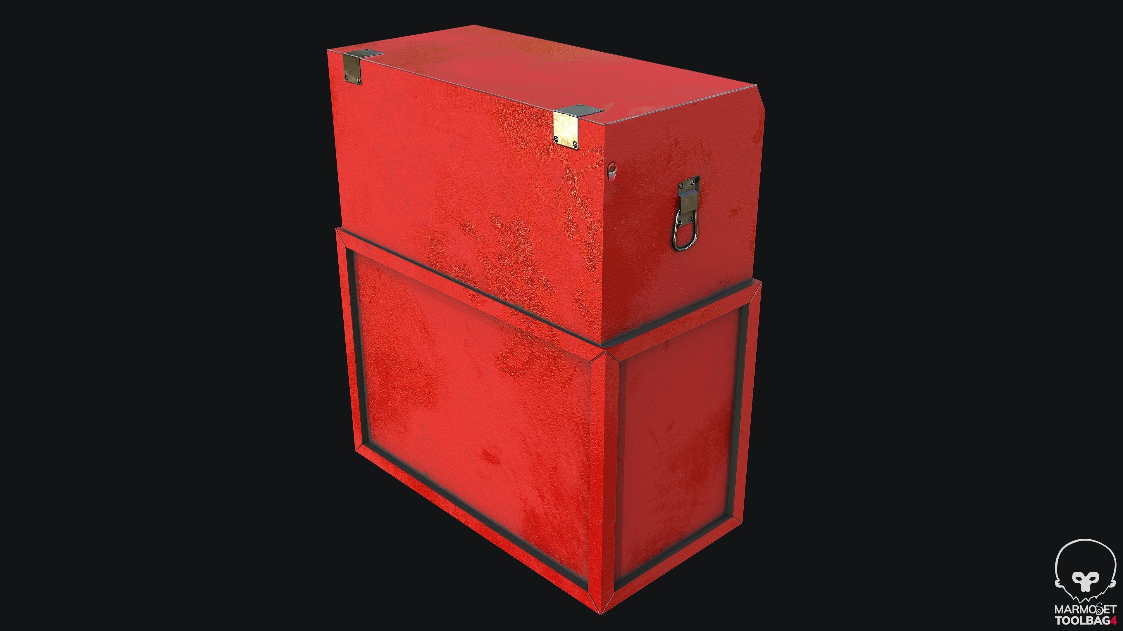 Tool Box PBR Game Ready Low-poly 3D model_3