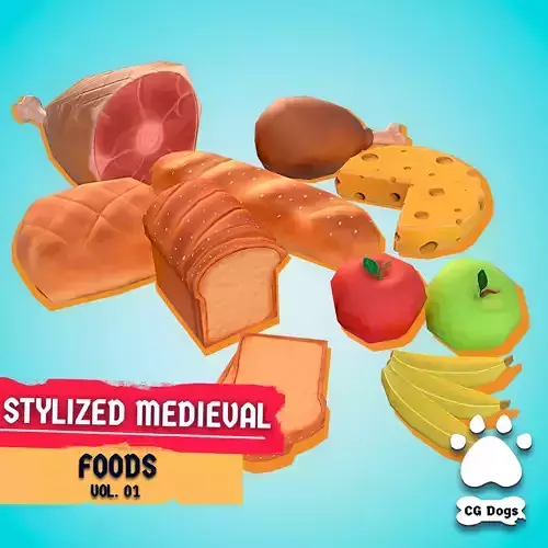 Stylized Medieval - Foods 