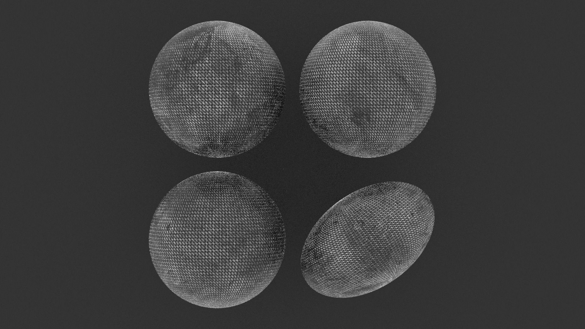 Dwarf Planets Ceres Eris Makemake Haumea Low-poly 3D model_6