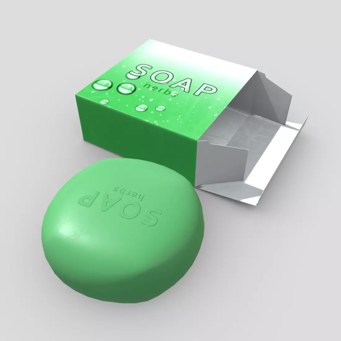 CC0 - Soap 4 Free low-poly 3D model_0
