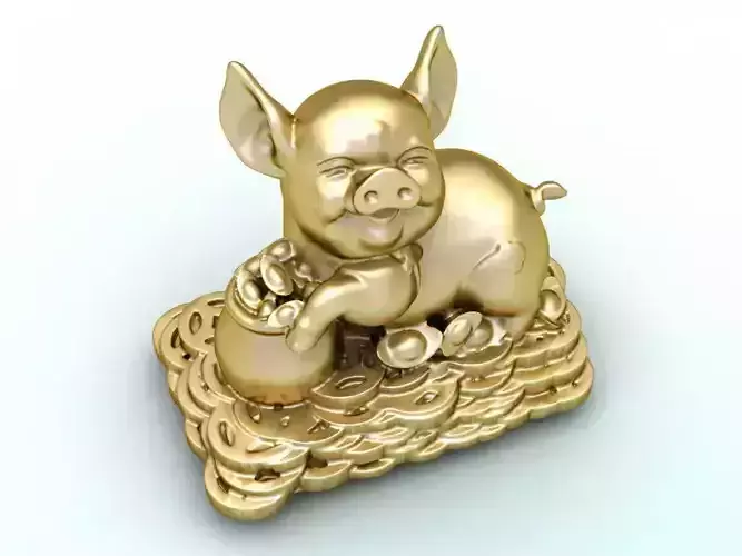 Pig souvenir jewelry - Pig statue 