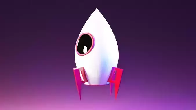 Cartoon Rocket 