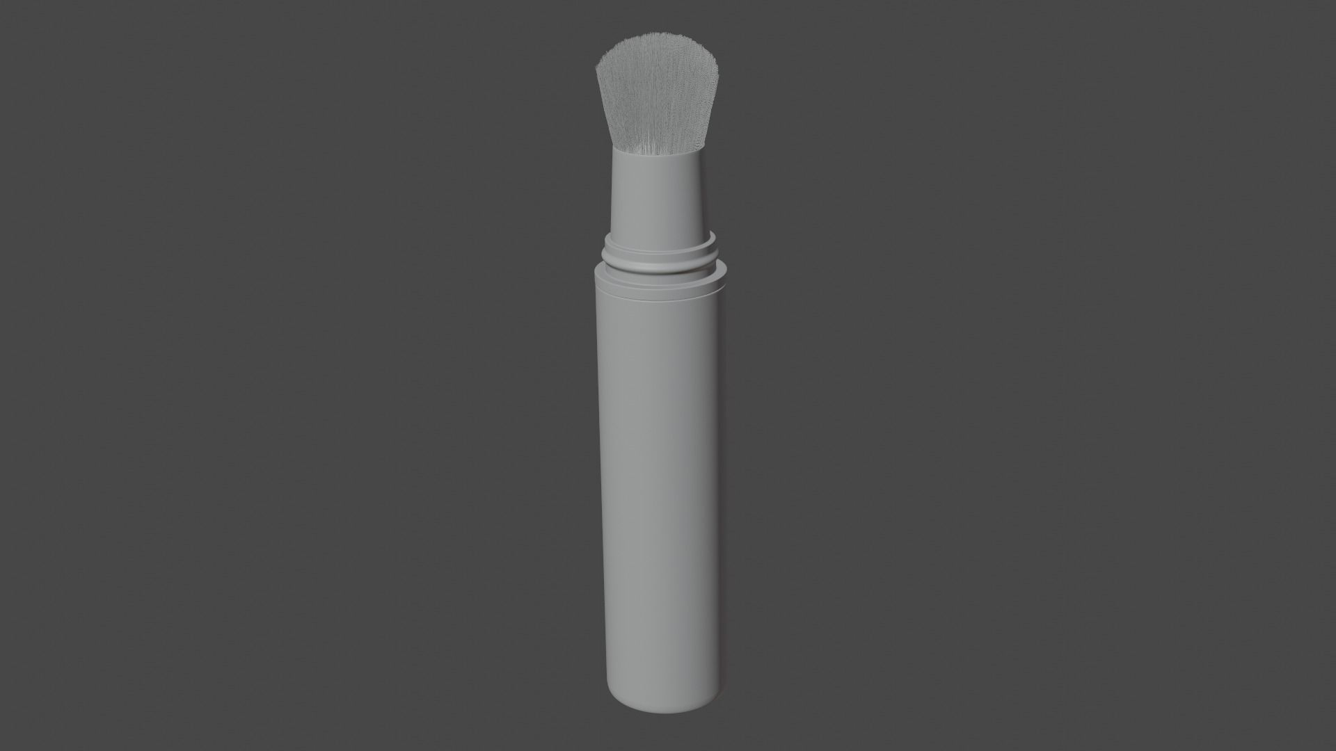makeup brush 3D model_2