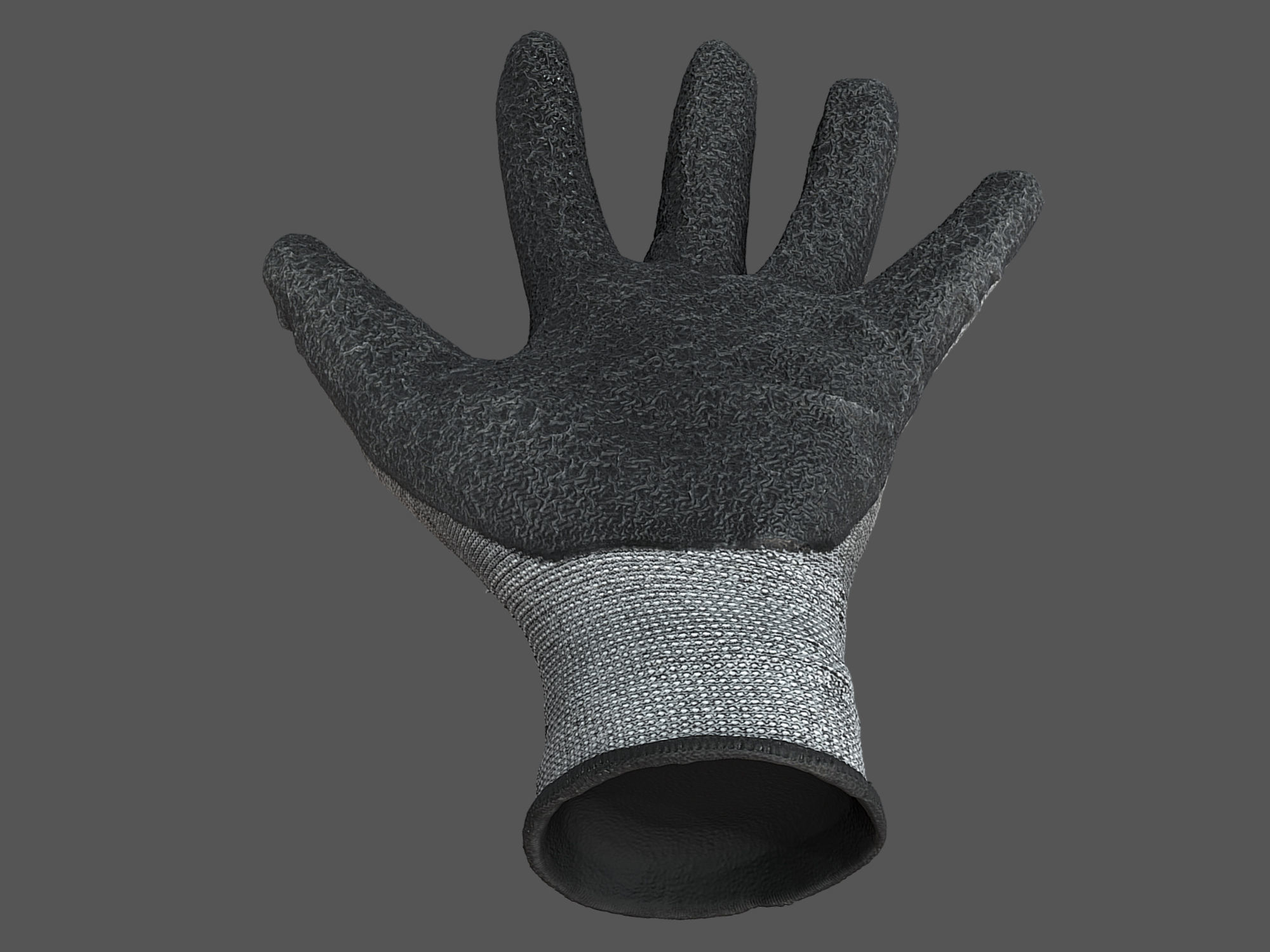 Worker Gloves 3D model_13