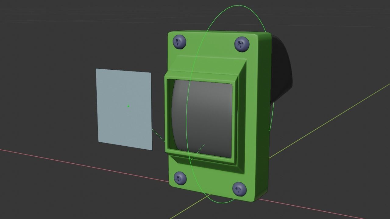 F16 Speed Brake Indicator 3D model_9