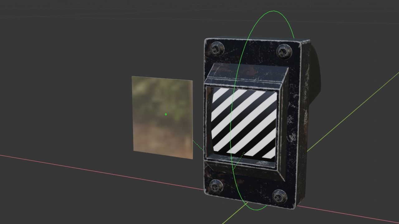 F16 Speed Brake Indicator 3D model_11