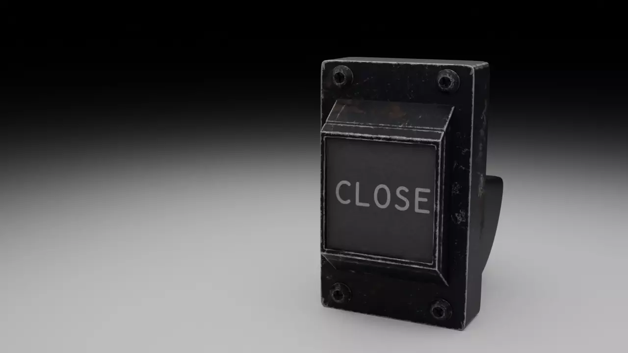 F16 Speed Brake Indicator 3D model_0