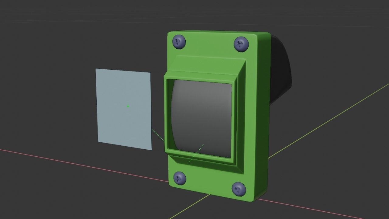 F16 Speed Brake Indicator 3D model_8