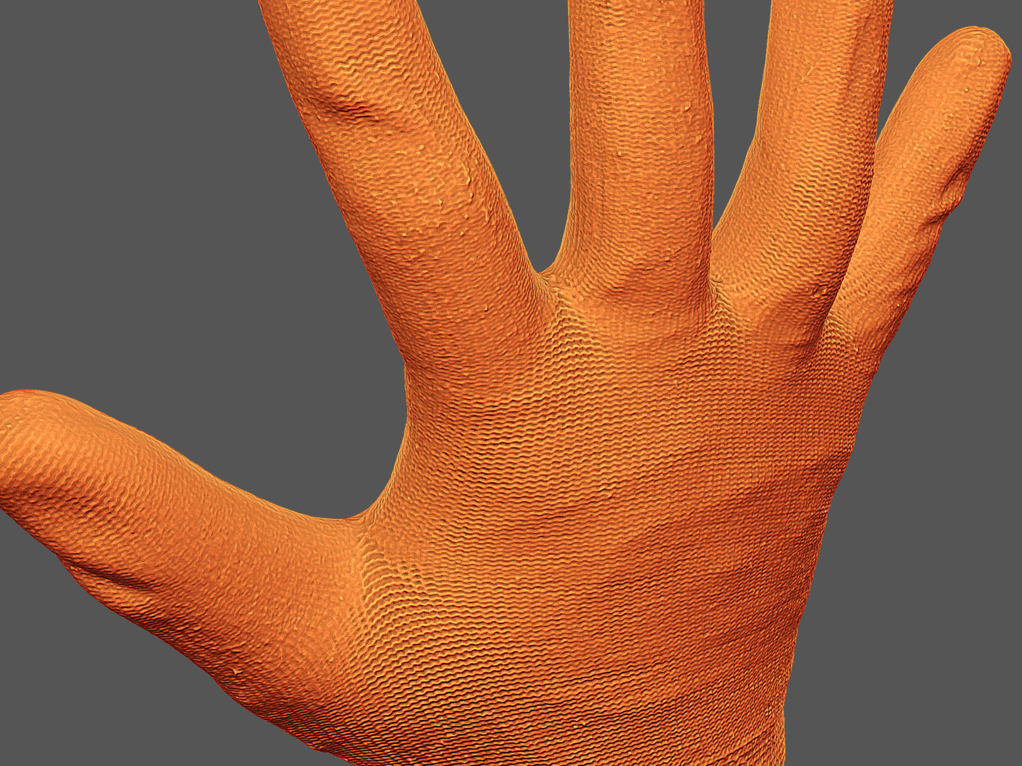 Worker Gloves 3D model_4