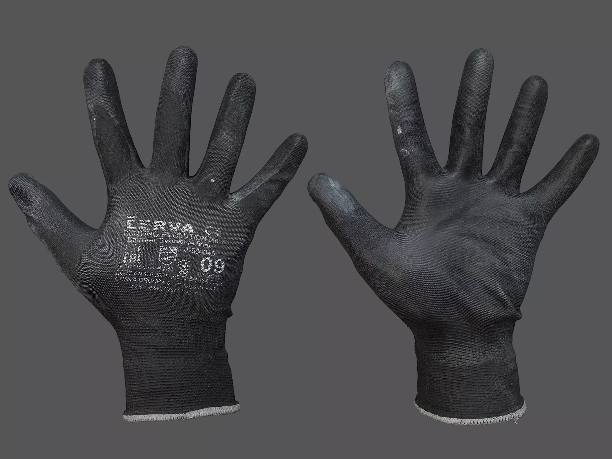 Worker Gloves 3D model_0