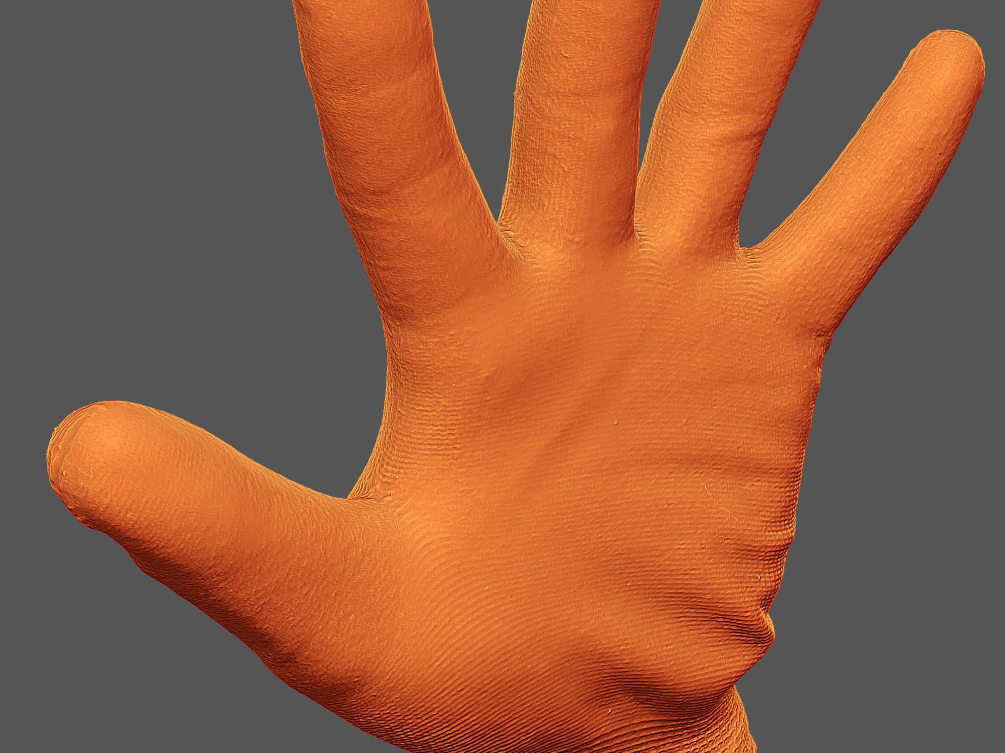 Worker Gloves 3D model_6