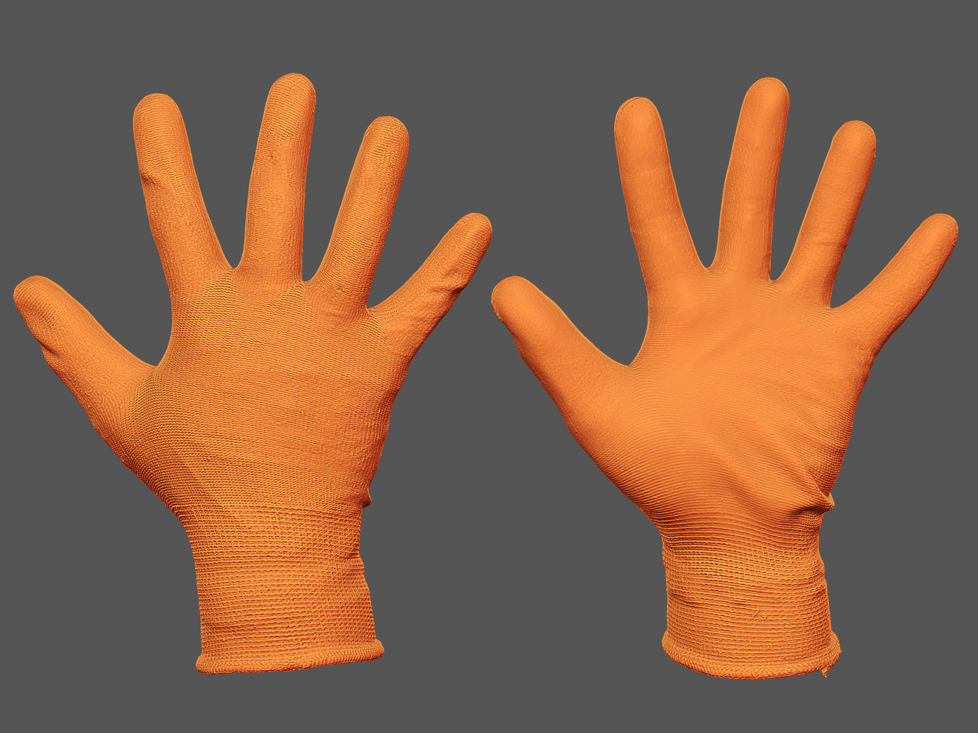 Worker Gloves 3D model_1
